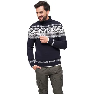 Brandit Textil Troyer Norweger Pullover Blau L