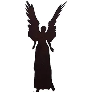 Engel Celeste 80cm Rost Edelrost Metall Figur Rostfigur Weihnachtsengel Elfe + Original Pflegeanleitung von Steinfigurenwelt