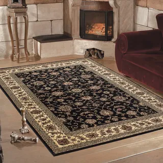 Ayyildiz Marrakesh 210 Kurzflorteppich 200 x 290 cm Schwarz