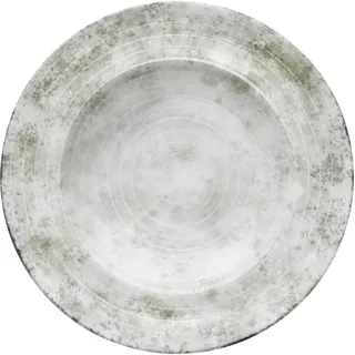 VAN WELL Korfu Pastateller 27 cm grau/grün 6er Set