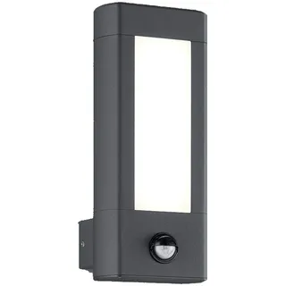 Trio Außenleuchte Aluminium 2x 4,5W 600lm IP54 mit Bewegungsmelder anthrazit