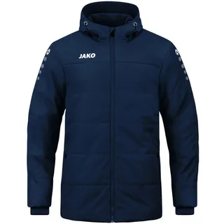 Jako Team Coachjacke mit Kapuze Kinder marine 164