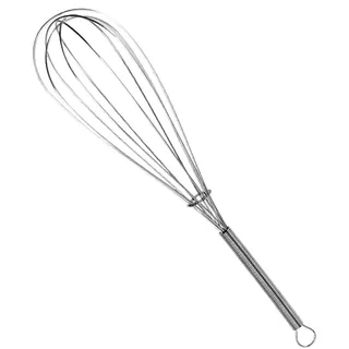 BIOSA 1/4-teilig Schneebesen Set Edelstahl, 5" 7" 8" 12" Rührbesen Küchenhelfer, Metall Ballon Schneebesen Kleiner Mini Groß, Hand Schneebesen Manual Handmixer Werkzeug zum Kochen, Mischen