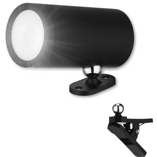 REV Ritter Wegeleuchte Akku IP54 180 lm mit Bewegungsmelder schwarz