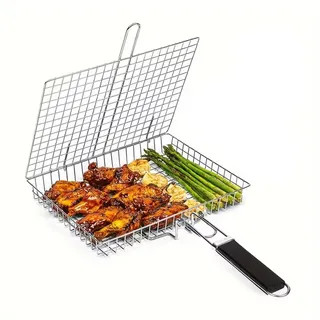 Karierter Barbecue-Grill mit großer Kapazität
