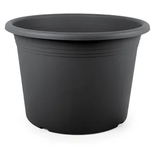 Floralo e. K. Blumentopf Kunststoff-Pflanztopf “Cilindro”, rund, anthrazit Ø 60 cm x 42 cm