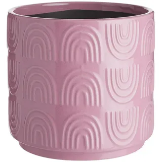 Butlers Blumenübertopf, Pink, Keramik, 14x13x14 cm, Dekoration, Blumen & Zubehör, Übertöpfe