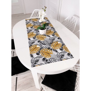 RoKo-Textilien Tischläufer Tischläufer Tischdecke Tischlaeufer 100% Baumwolle gedeckter Tisch in 18 Maßen verfügbar 40 cm x 80 cm