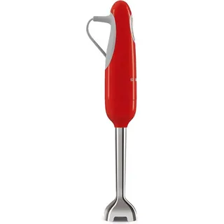 Smeg HBF01BLEU Stabmixer, Kunststoffgehäuse, 700 Watt, Geschwindigkeiten stufenlos einstellbar - Rot