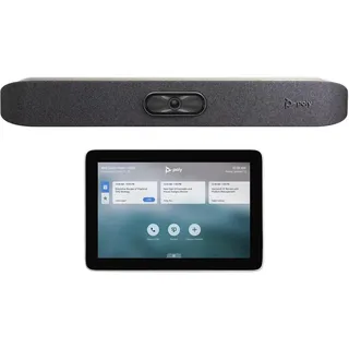 Poly Studio X30 & TC8 Videokonferenzkomponente - Schwarz/Grau