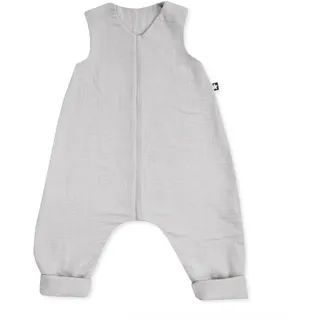 Julius Zöllner Baby Schlafoverall Jumper Musselin Grau 80