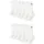Tennissocken 12er Pack Weiß 35-38