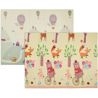 Relaxdays Spielmatte, Spielmatte 150 cm,