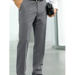 Webhose Gr. 25, Unterbauchgrößen, grau (grau, meliert) Herren Hosen Stoffhosen