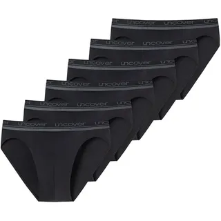 SCHIESSER Slip schwarz M 6er Pack