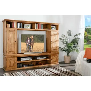 1a Direktimport Mexico TV-Wand 0 cm Braun Holz