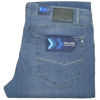 Pierre Cardin Lyon W 30 L 32 dünne Sommer Stretch Jeans hellblau 30910.7335.6848