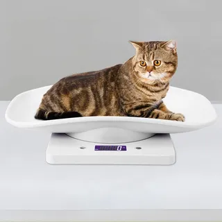 Lsaardth Waage Baby-10kg/1g Digitale Waage für kleine Haustiere für Katzen Hunde Messwerkzeug Elektronische Küchenwaage