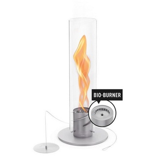 höfats Tischfeuer SPIN 900, 1200 (wärmender Tischkamin für Indoor und Outdoor, NEUES Modell mit verlängerter Brenndauer), innovative Brennertechnologie grau Ø 9 cm