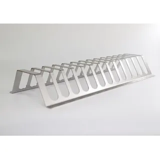 Kette ́s Grillzubehör XXL 480 mm Edelstahl Spare Rib Halter BBQ, Rib Holder,Rib Rack,Smoker