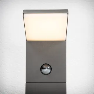 LUCANDE LED-Wegeleuchte Nevio, Sensor, 100cm, anthrazit