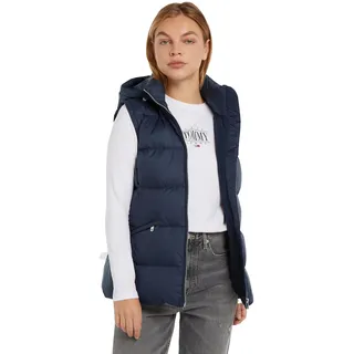Tommy Hilfiger Damen Weste Recycled Down Steppweste, Blau (Desert Sky), XS - XS