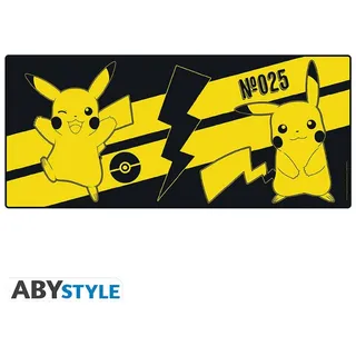 ABYstyle Mauspad XXL Pikachu Schwarz/Gelb