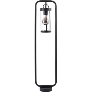 Brilliant Außenstandleuchte Glas, Metall 85,0 cm E27 schwarz, transparent