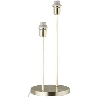 Paulmann 700.74 Living 2Easy Midi Basic Tischleuchte 2 x 11 W Messing Lampe