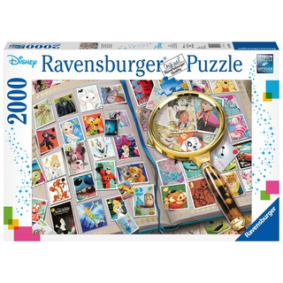 Ravensburger Puzzle 16706 - Meine liebsten Briefmarken - 2000 Teile Disney Puzzle für Erwachsene und Kinder ab 14 Jahren