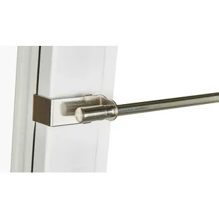 Gardinenbox Klemmstange Denver 1-läufig Ø 8 mm 75 cm Weiß