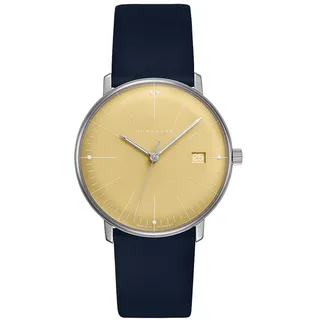 Junghans 47/4553.02 max bill Damen-Armbanduhr Quarz Dunkelblau