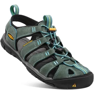 Keen Clearwater CNX Leather Damen Mineral Blue / Yellow 40