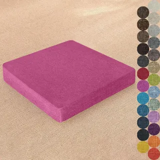 Kimgull Quadratisch Sitzkissen 30 X 30 X 3CM Bodenkissen Quadrat Barhocker-Kissen Square Stuhlkissen Stuhlauflage Sitzkissen Abnehmbar und Waschbar Rutschfestes Color#23