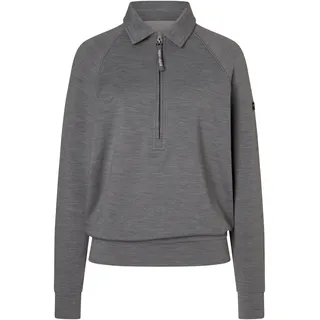 super.natural 1/4 Zip Sweater Pullover Grau XS