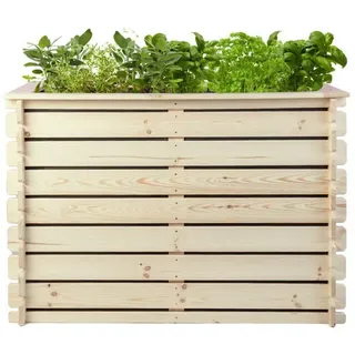 Mega-Holz PLANTO 117 x 59 x 77 cm Beige