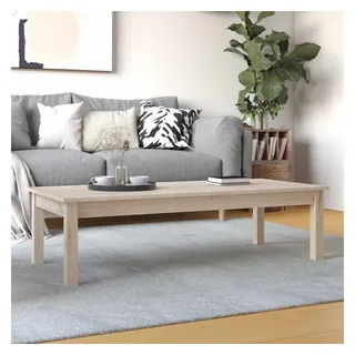 vidaXL Couchtisch Braun Kiefer 110 x 50 x 7,4 cm