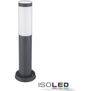 ISOLED Pollerleuchte 450, IP44, zylindrisch, 1x E27 (exkl.), Anthrazit / opal ISO-115012