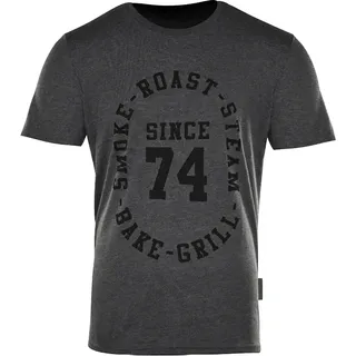 Big Green Egg T-Shirt - Since 74 - Holzkohlegrau XL