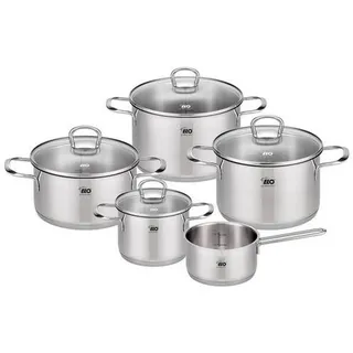 ELO Topfset Jaspis 5-teilig, - Kochtopf, Silber