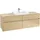 Waschbeckenunterschrank C02500VJ 160 x 55 cm Nordic Oak