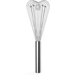 STONELINE Schneebesen Edelstahl Kugeln 30,5 cm Rührbesen mit Kugelball Quirl Kugelbesen Blitz Schneebesen Spülmaschinengeeignet, zum Schlagen Rühren Mixen Mischen Kochen von Sahne Eiweiß Dressings