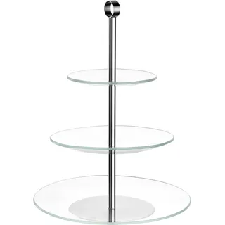 LEONARDO Etegere CENA, 3-tlg. - silber