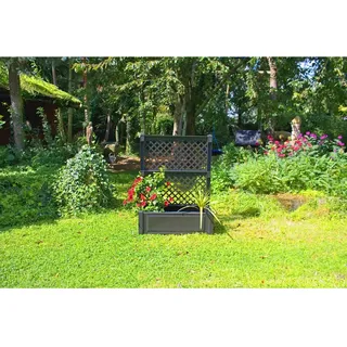 KHW Pflanzkasten Czardas 100 x 43 x 140 cm Anthrazit
