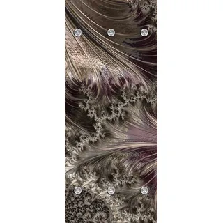 Queence Design-Garderobe aus Acrylglas | Schwebende Garderobe, Schmale Flurgarderobe, Garderobenständer, Kleiderständer (WR00063, 50x120 cm)