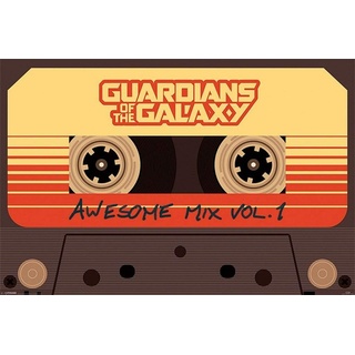 Guardians of the Galaxy Awesome Mix Vol.1 Poster. Offiziell lizenziert