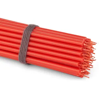 NKlaus 2x 200g (ca. 50 St.) rote Altarkerzen Kerzen dünne Osterkerzen Länge 16 cm 40145