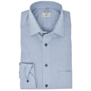 MARVELIS Businesshemd Businesshemd - Comfort Fit - Langarm - Kariert - Dunkelblau Vichykaro blau 46