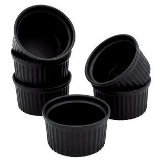 Spetebo Creme Brulee Schälchen Schwarz 6-tlg.