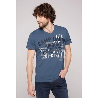 CAMP DAVID T-Shirt mit Logo-Artworks blau XXL